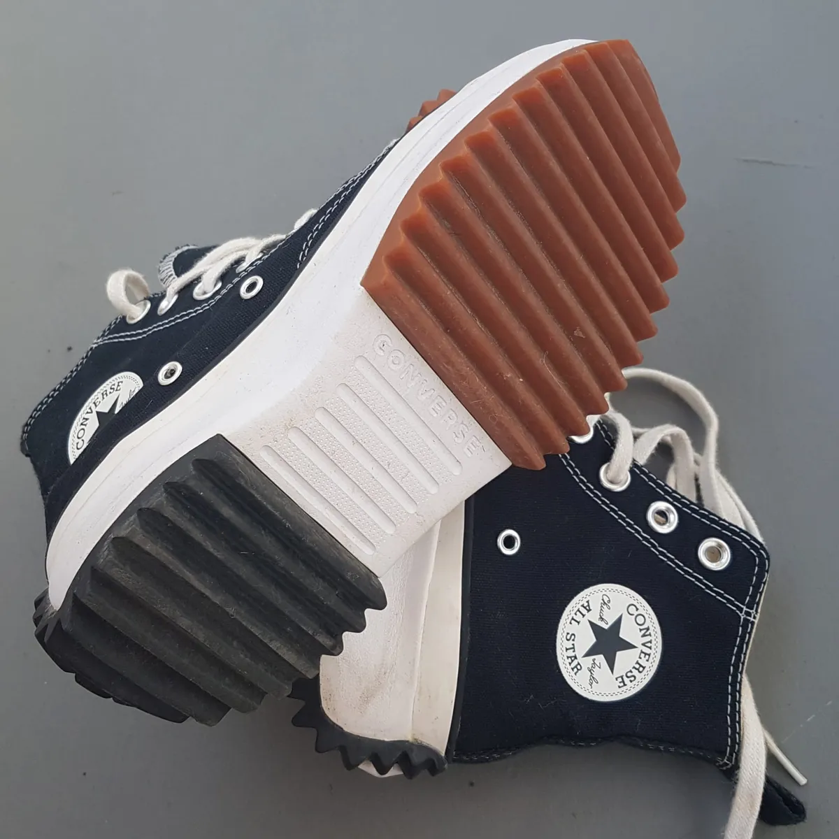 Converse Exclusive Converse Run Star Hike Trainers, US 5.5, UK 4, EUR 36, RETAIL $213, Cool Black & White Chucky Platform Shoes, Hi Boots, Converse x JW Anderson High Top Sneakers, Luxury Living, Pop Culture, Hip Hop, Rock Star, Cult Street Fashion, Roadster - Photo 4