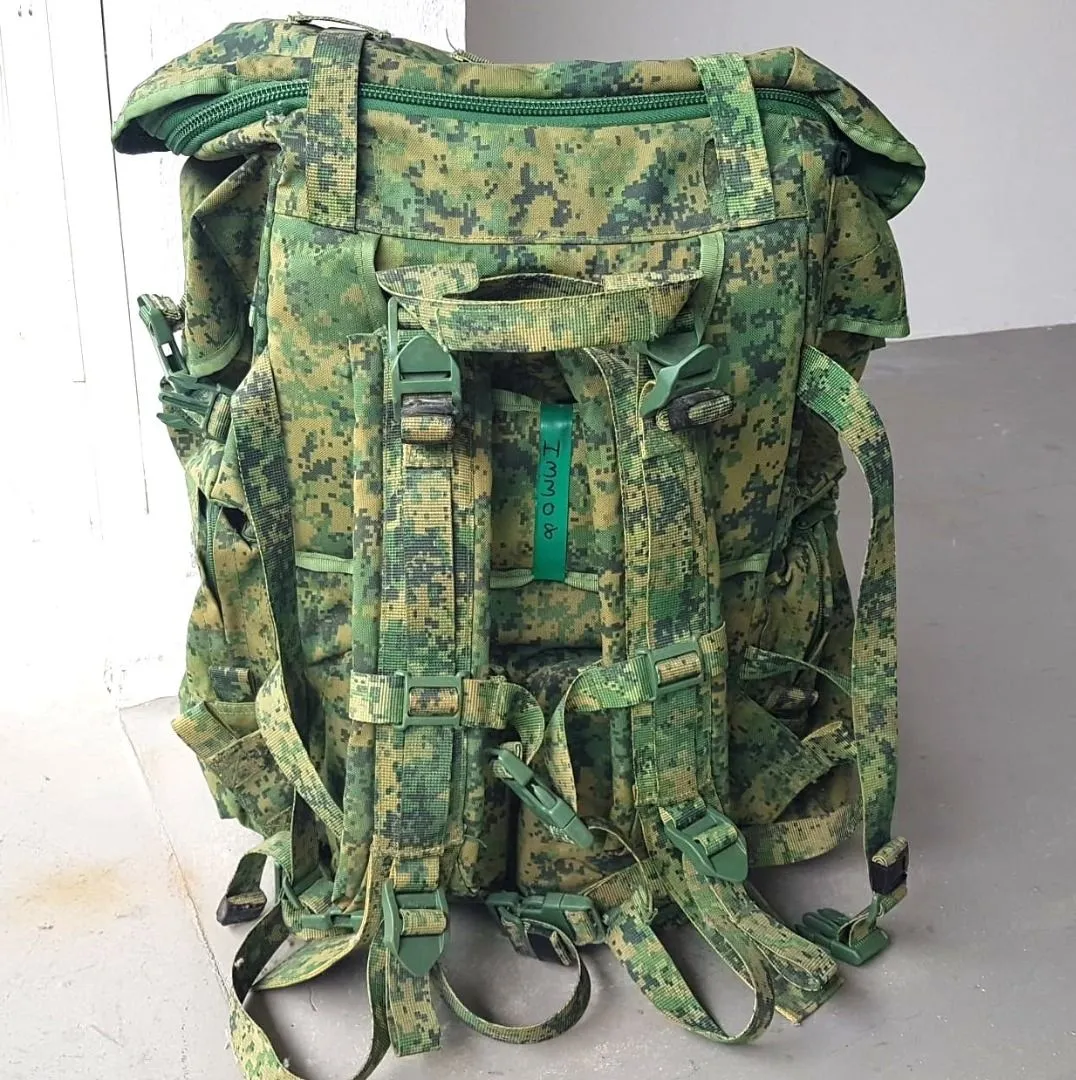 CAMO Retro Camouflage Field Pack with N Frame, Gore-Tex Design, CAMO Rucksack, Travel Pack, Backpack, Haversack, Heavy Duty, Full Pack, Adventure Gear, Hiking, Trekking, Backpacker, Field Training, Road Trip, Weekender - Photo 3