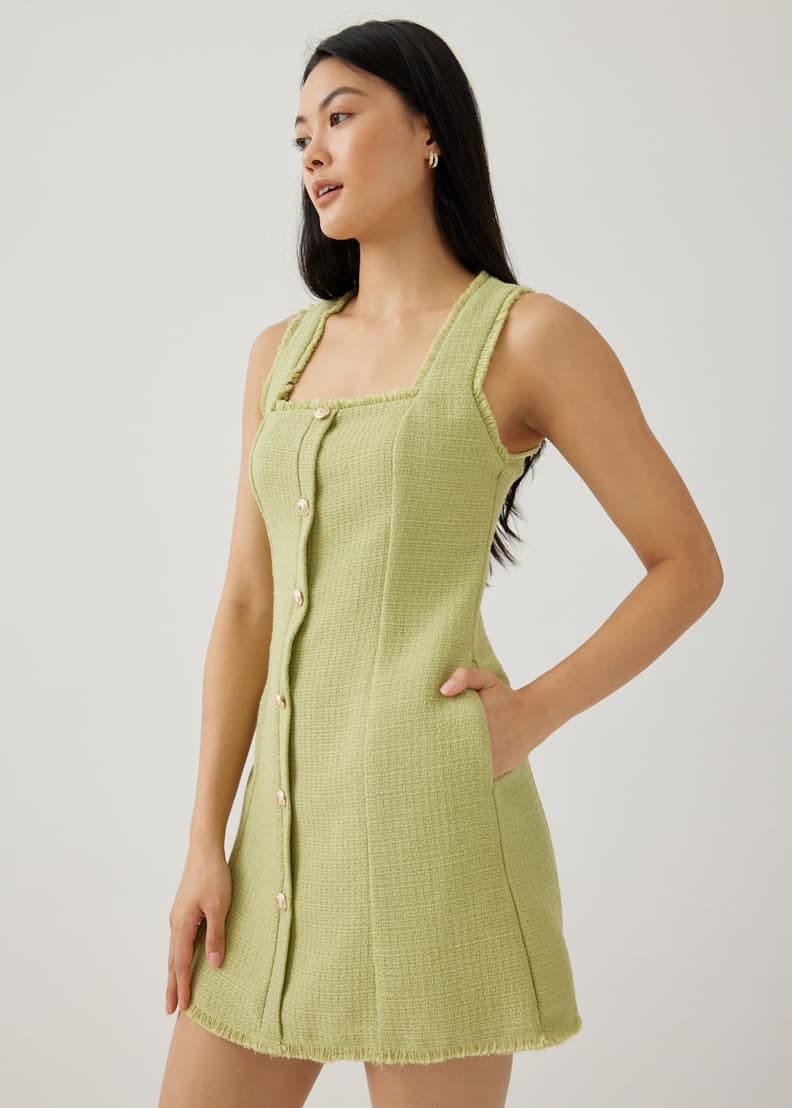 Love, Bonito Love Bonito LB Letty Tweed Shift Mini Dress - Photo 2