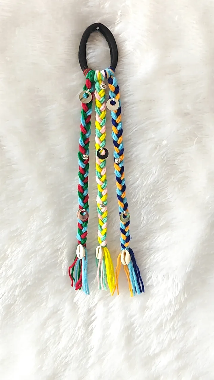 Colourful Boho Hair Ties - Photo 9