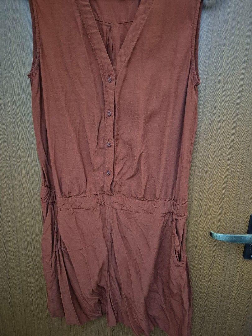 Uniqlo Rust Sleeveless Uniqlo Playsuit - Size S - Photo 2