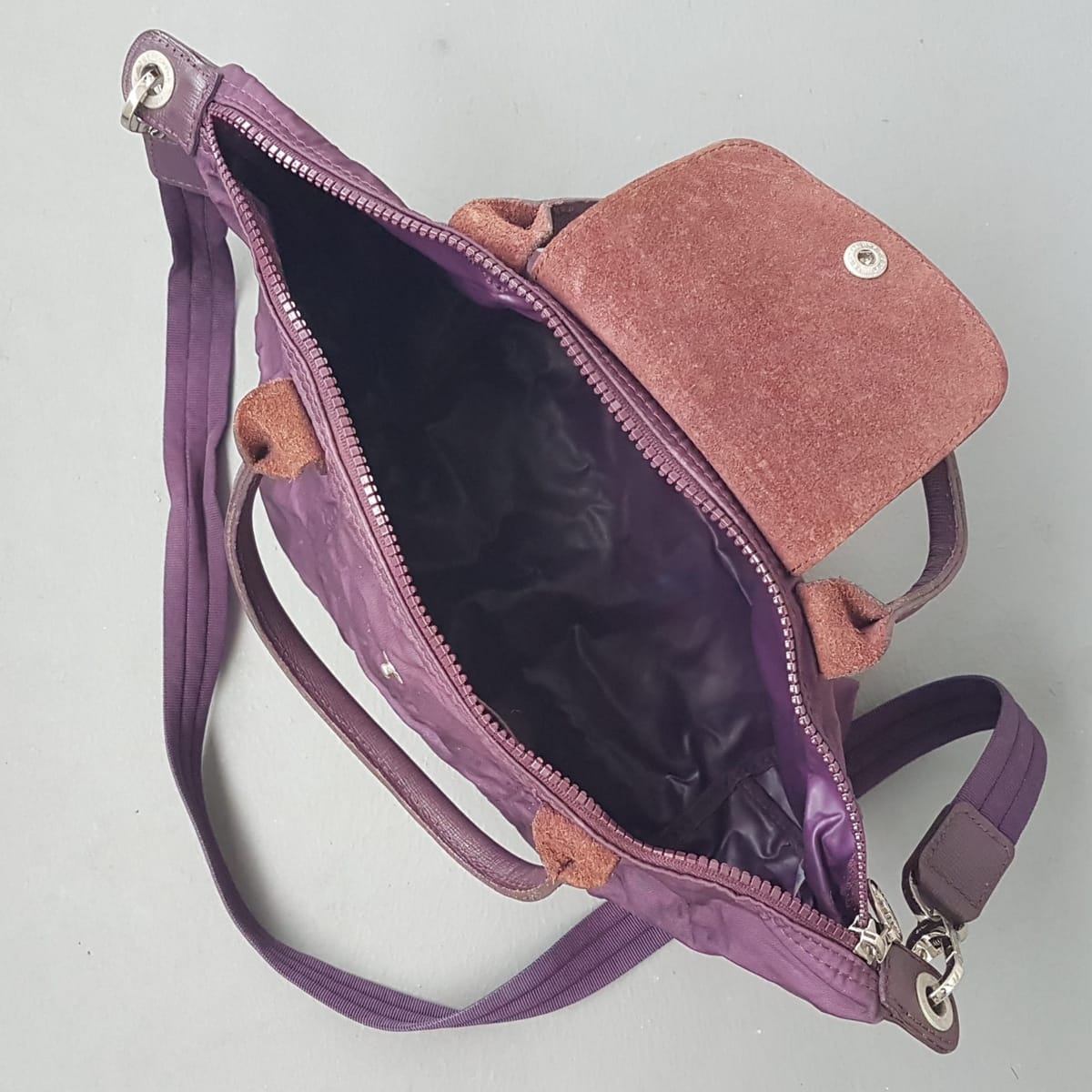 LONGCHAMP Longchamp Le Pliage Neo XS Shoulder Bag, Original LONG CHAMP Tote Bag, Purple Color, Cosmopolitan, Cool & Inspiration, Crossbody Strap, Sling Bag, Haute Couture, Luxury Canvas Designer Bag, Sleek Leather Handle & Flap, Urban Style, Pop Culture - Photo 7