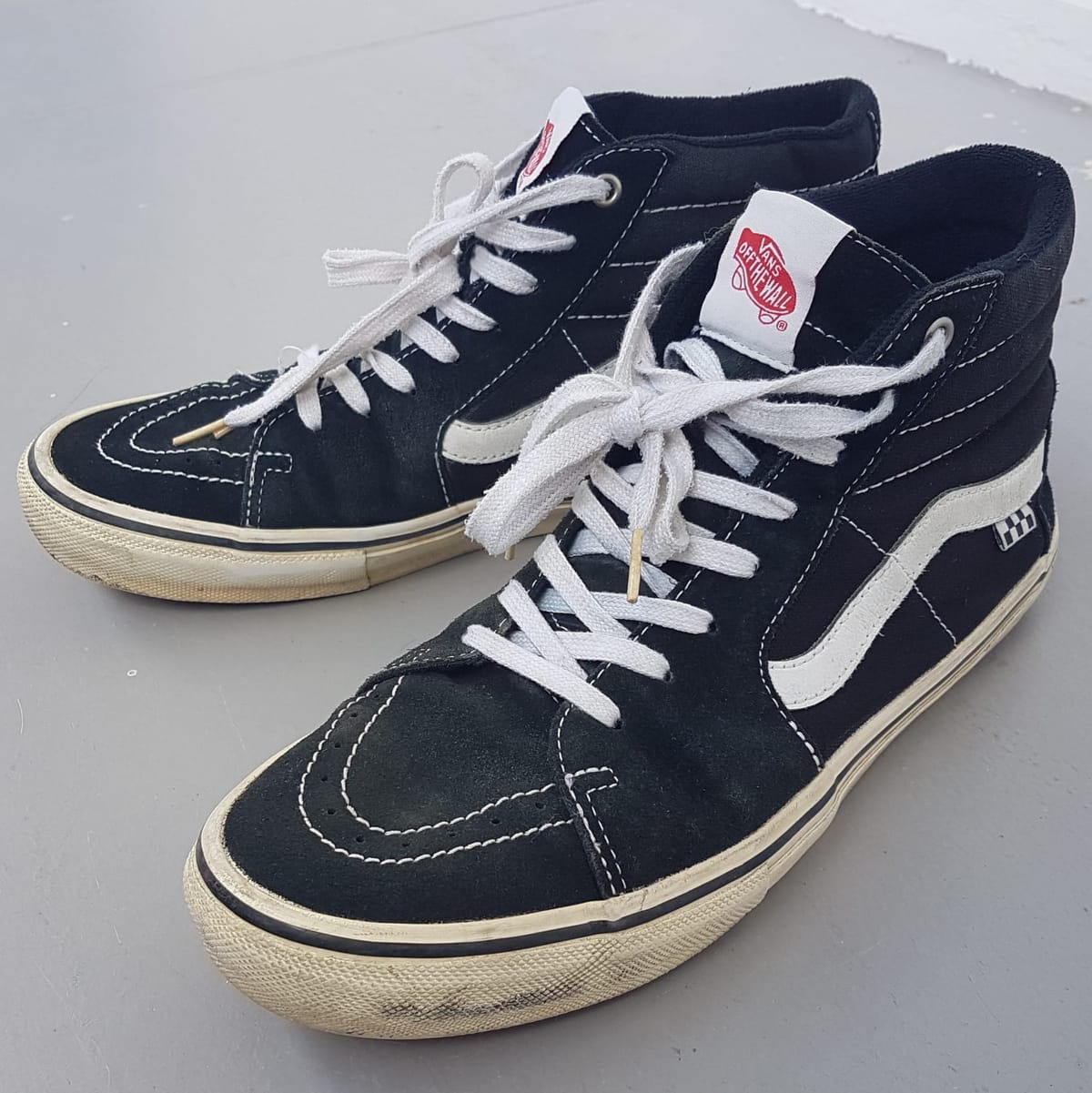 VANS Original VANS Designer Sneakers, SK8-HI Skateboarding Model, Cool Black & White Ankle-Top Shoes, Cosmopolitan, Old Skool Pro, US 11, UK 10, EUR 44.5, CM 29, OFF THE WALL, POP CUSH, Streetwise, Sophistication, Roadster, Pop Culture - Photo 2