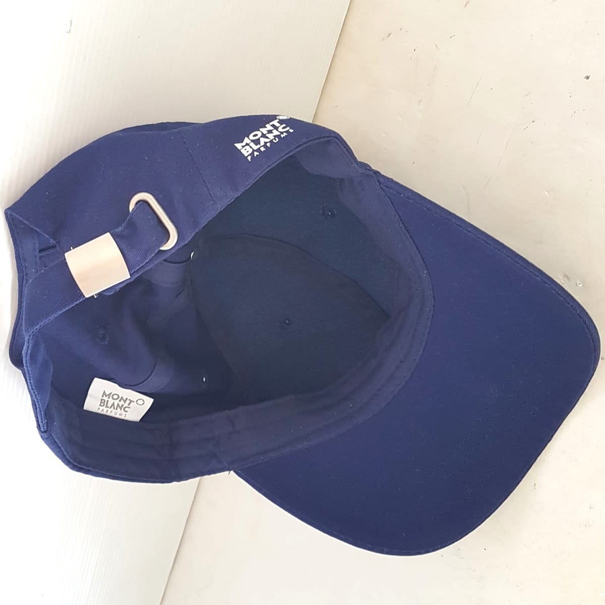 Mont Blanc Original MONT BLANC Baseball Cap, GERMANY, Cool NAVY BLUE Cap, White Mont Blanc Logo, Cosmopolitan F1 Cap, Sleek Formula One Design, Timeless Appeal, Urban Style, Official Parfums Merchandise, Everyday Fashion, Pop Culture, Sophistication, Streetwise - Photo 4