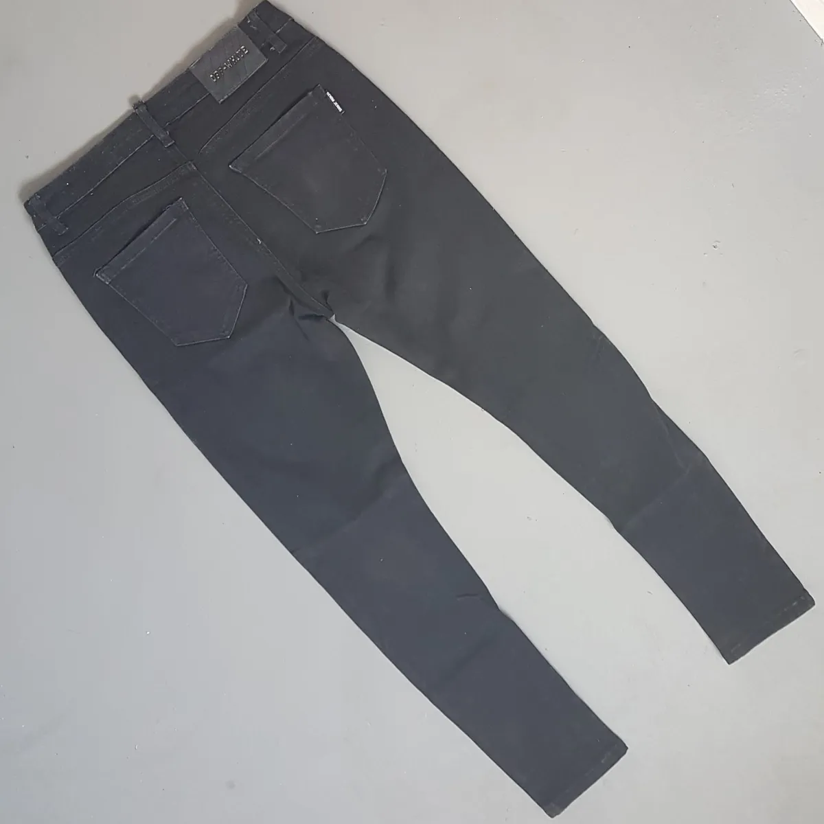 Off-White Retro OFF-WHITE Denim Jeans, Size 32 SUPREME x Off-White Black Pants, Bootcut Jeans, Stretchable Bottoms, Cosmopolitan, ITALIAN Designer Wear, Sophistication, Nostalgic Appeal, Vintage Trousers, Work or Play, Luxury Living, Cult Street Fashion - Photo 5