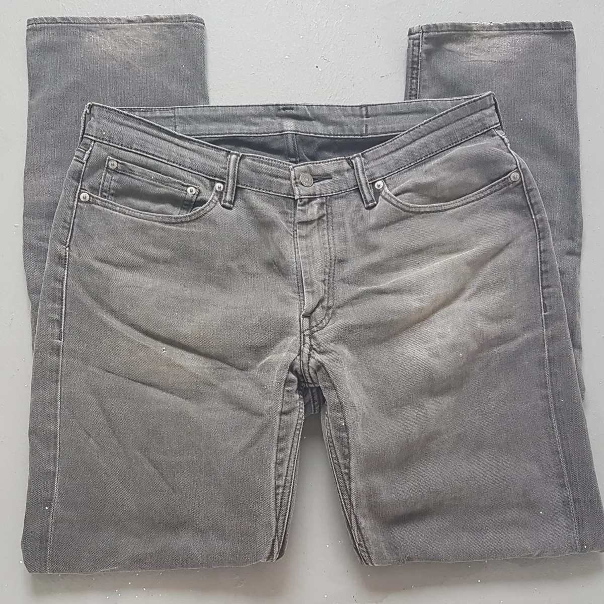 Levi's Original Levi’s Strauss Denim Jeans, USA, Levi’s 511, Red Tab, W36, L34, Cosmopolitan, Dark Gray Pants, Bootcut Jeans, Seasoned Look, Everyday Fashion, Timeless Classic, Retro Apparels, Vintage Jeans, Urban Style, Sophistication, Streetwise, Luxury Living