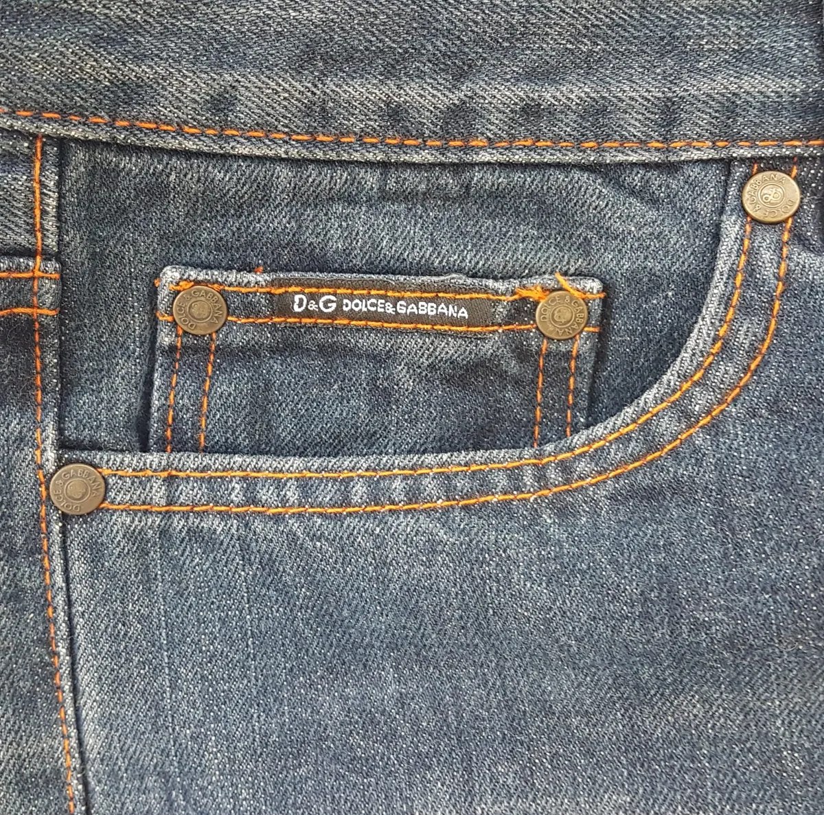 DOLCE & GABBANA Retro DOLCE & GABBANA Denim Jeans, Made in ITALY, Versatile D&G Bootcut Flare Bottoms, Cosmopolitan, ITALIAN Designer Wear, New with Tag, Sophistication, Nostalgic Appeal, Vintage Pants, Timeless Classic, Luxury Living, Cult Street Fashion - Photo 6