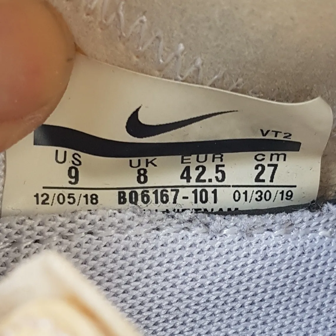 Nike Original NIKE Running Shoes, Nike REACT Element 55 Sneakers, US 9, UK 8, EU 42.5, CM 27, Pale Ivory Colorway, Lightweight Translucent Textile, Foam Midsole, Cosmopolitan, Timeless Appeal, Urban Style, Pop Culture, Active Lifestyle, Cult Street Fashion - Photo 7