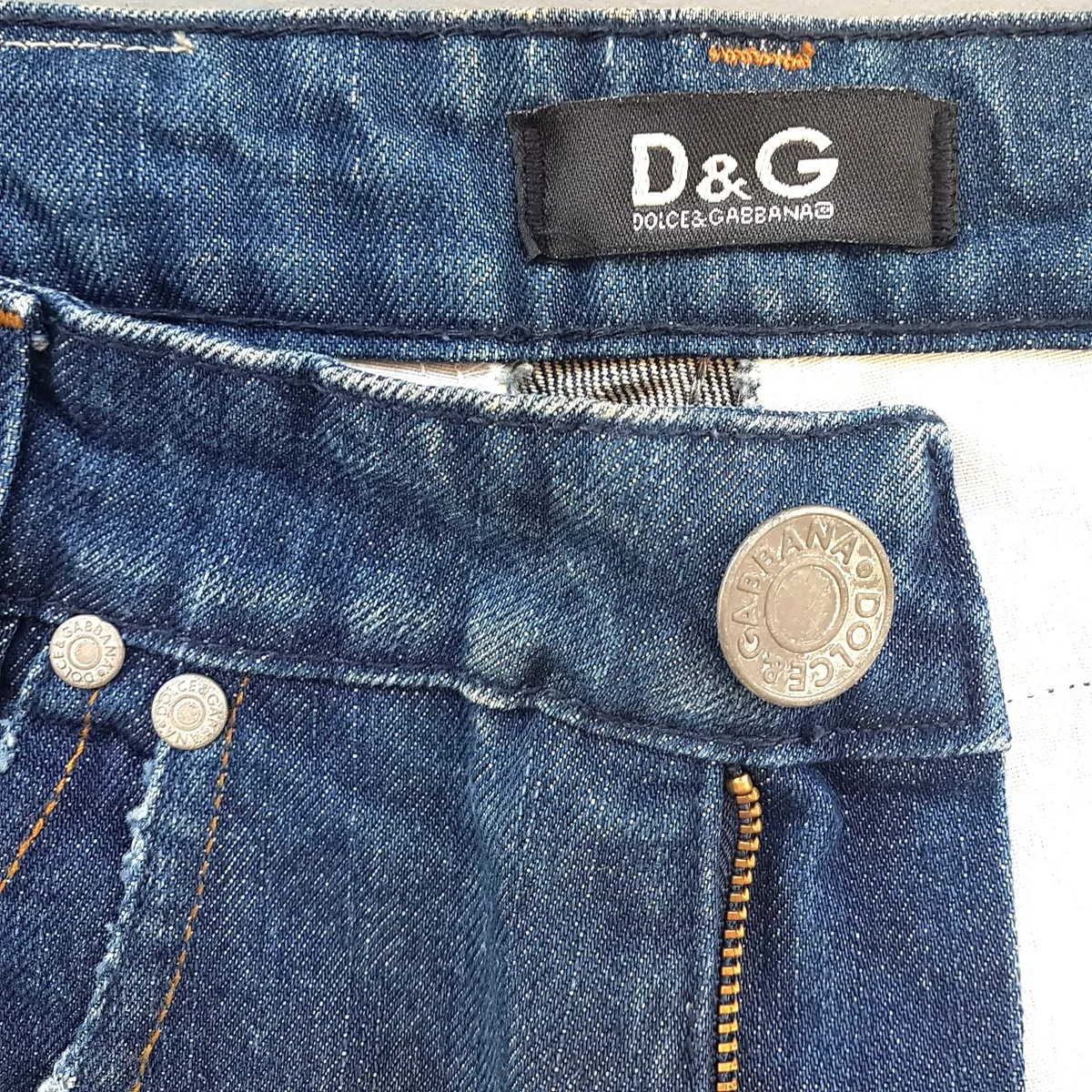 Dolce & Gabbana Retro DOLCE & GABBANA Denim Jeans, Cool Bootcut Flare Jeans, Size 29 D&G Bottoms, Double Front & Back Pockets, ITALIAN Designer Wear, Sophistication, Nostalgic Appeal, Vintage Pants, Timeless Classic, Luxury Living, Pop Culture, Cult Street Fashion - Photo 9