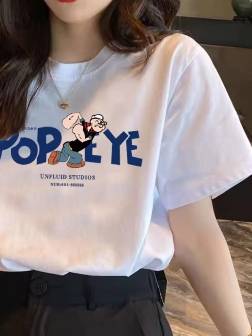 Minnie Mouse Quirky Blue Popeye Tee - Photo 2