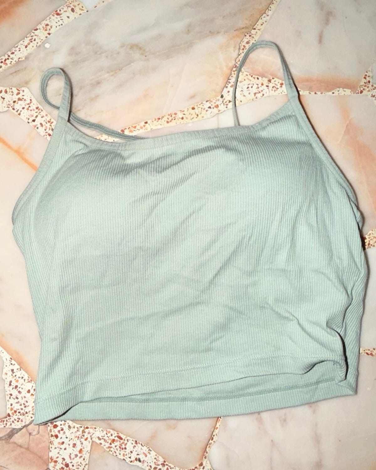 (new) mint green padded top