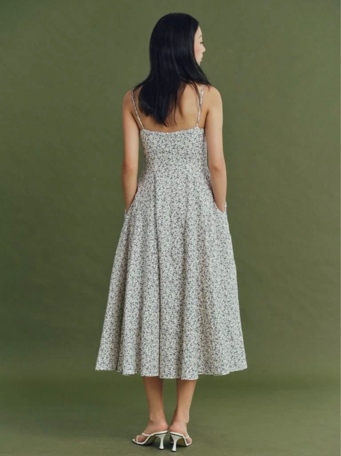 Caramel Monster Renne Midi Dress in Wild Prune in Blue Shadow - Photo 3