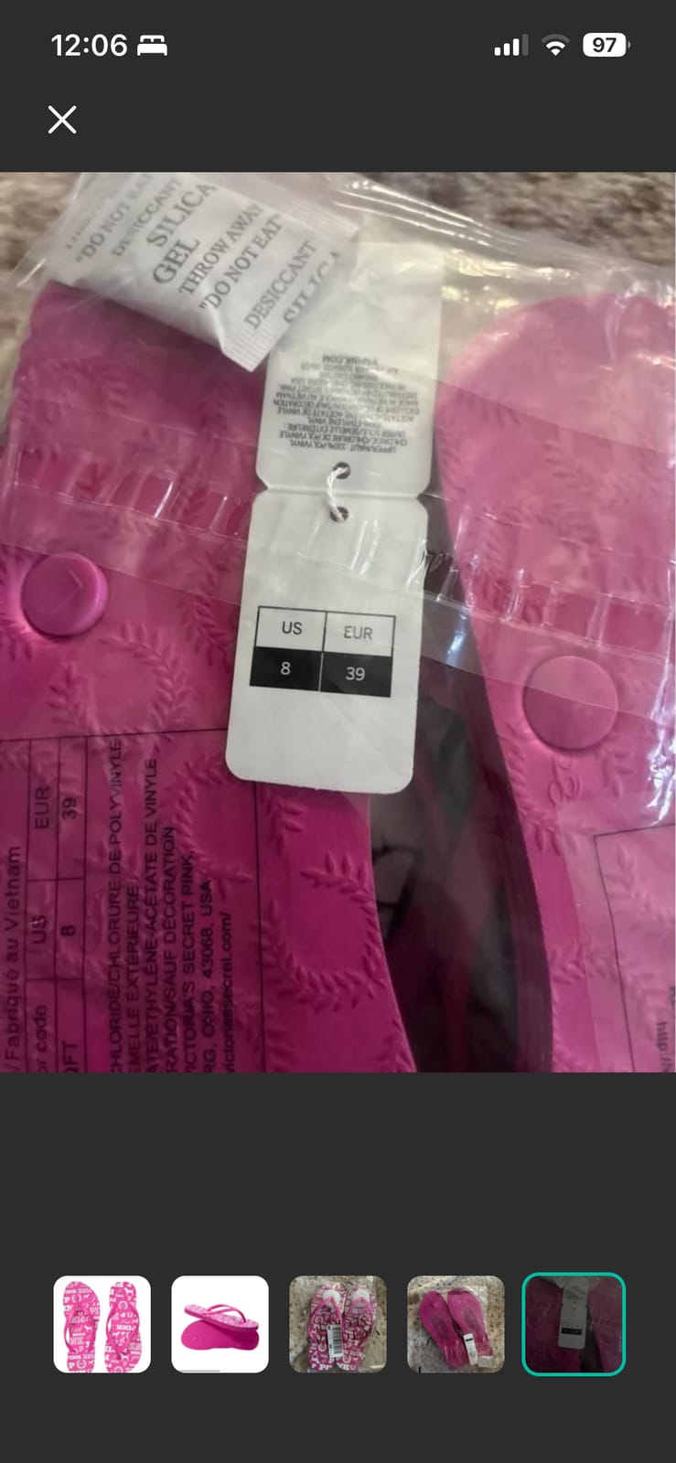 Victoria’s Secret PINK Victoria Secret PINK Flip flops sandals slippers - Photo 3