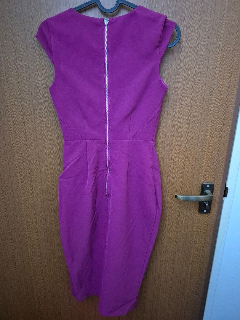 Lipsy Vibrant Lipsy London Fuchsia Mini Dress (XXS) - Photo 3