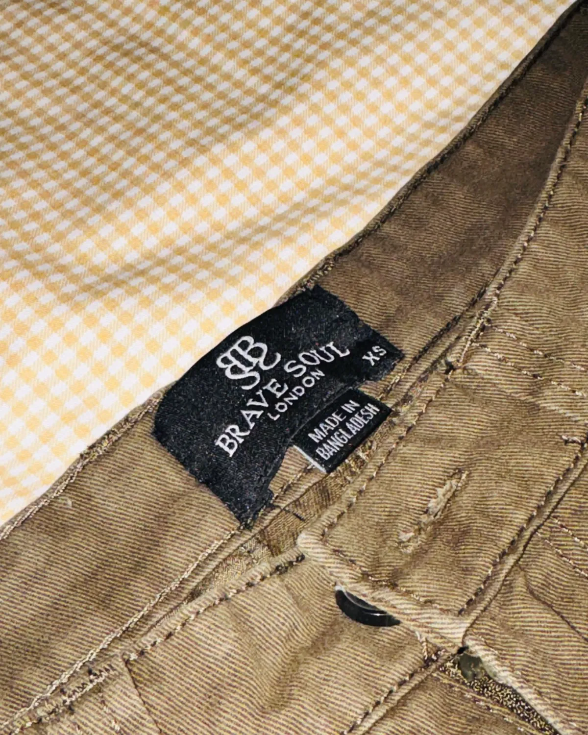 Brave Soul London  Olive green Brave Soul London Shorts - Photo 2