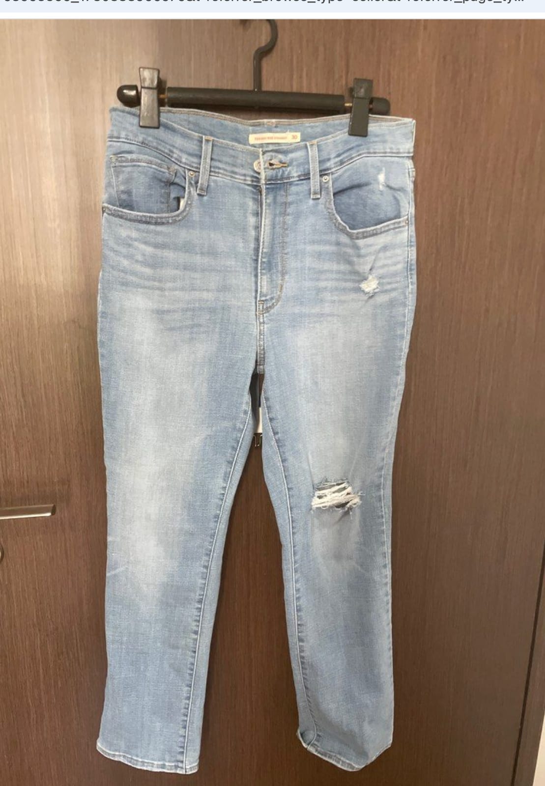 Levi's Trendy Distressed Light Wash Denim Jeans Levi's