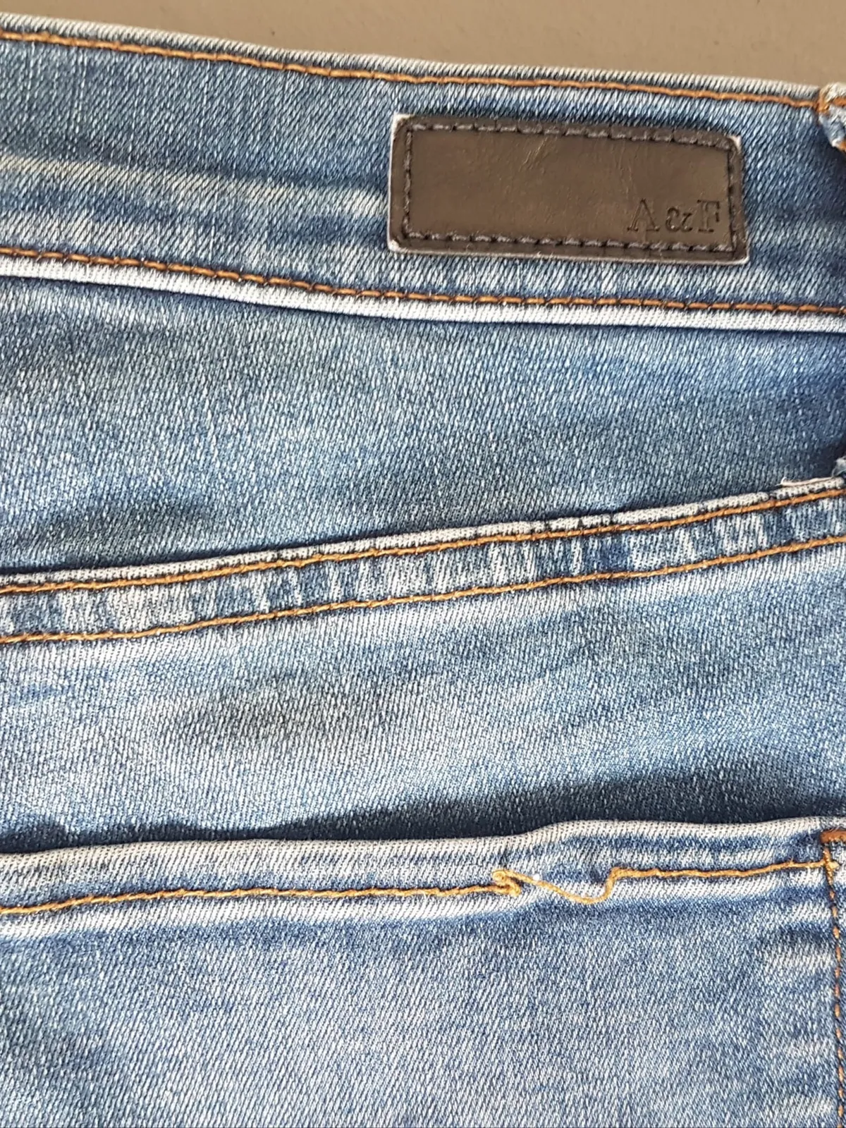 Abercrombie & Fitch Original Abercrombie & Fitch Denim Jeans, Ultra High Rise Super Skinny Jeans, Cosmopolitan, Size 30, Signature, Cool Stretchable Bottoms, AF Bootcut Model, Sophistication, Streetwise, Pop Culture, Hip Hop, Rock Star, Timeless Classic, Urban Style - Photo 10