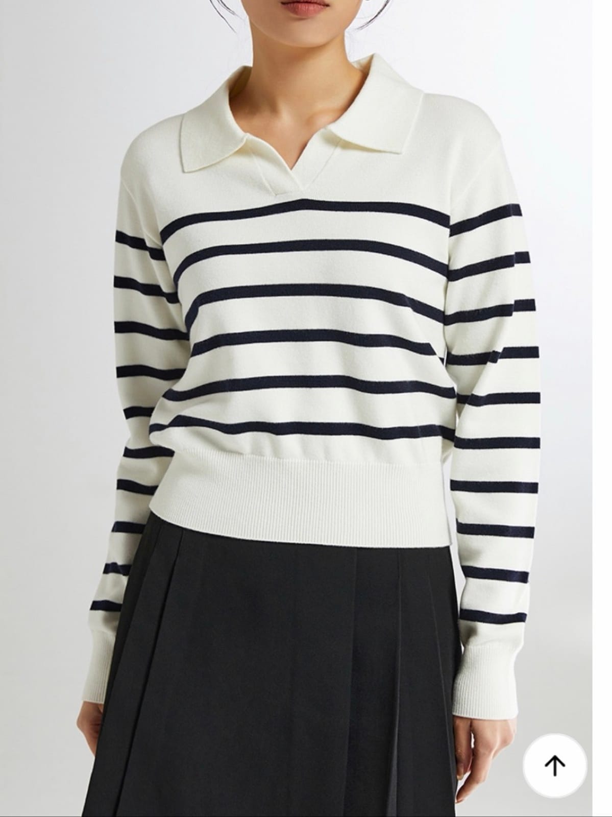 SPAO SPAO Striped Knit Sweater - Size L - Photo 3