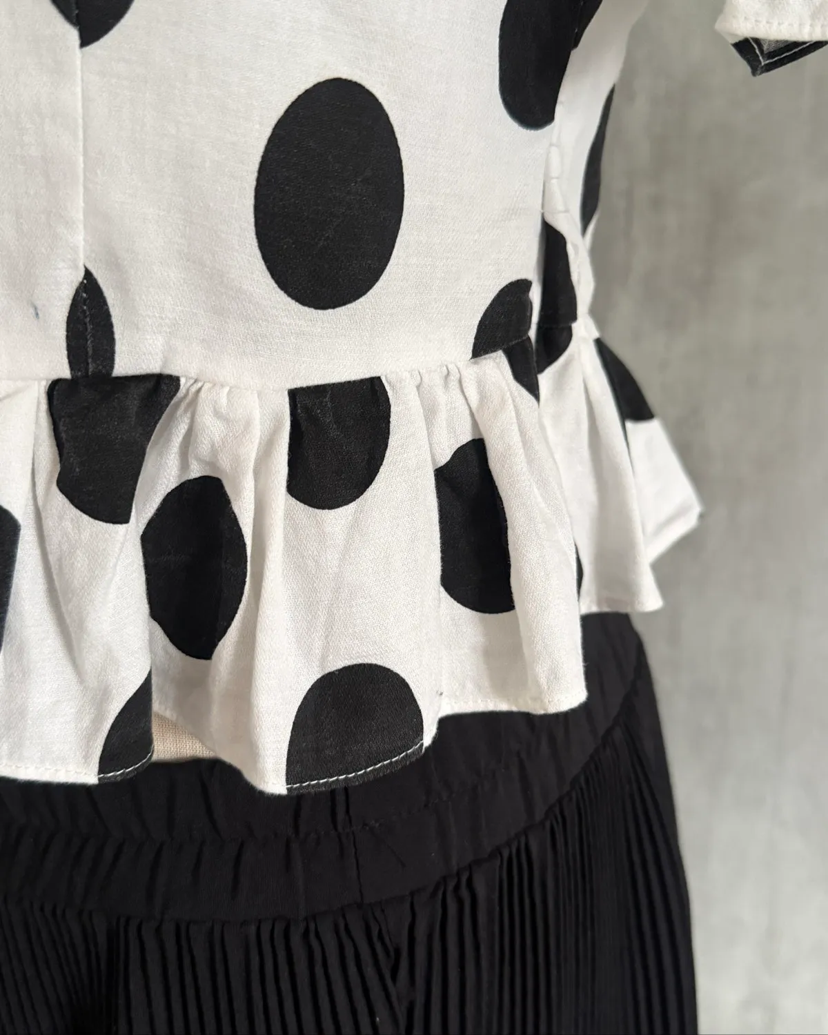 NA Cute Polka Dot Ruffle Top - Photo 4