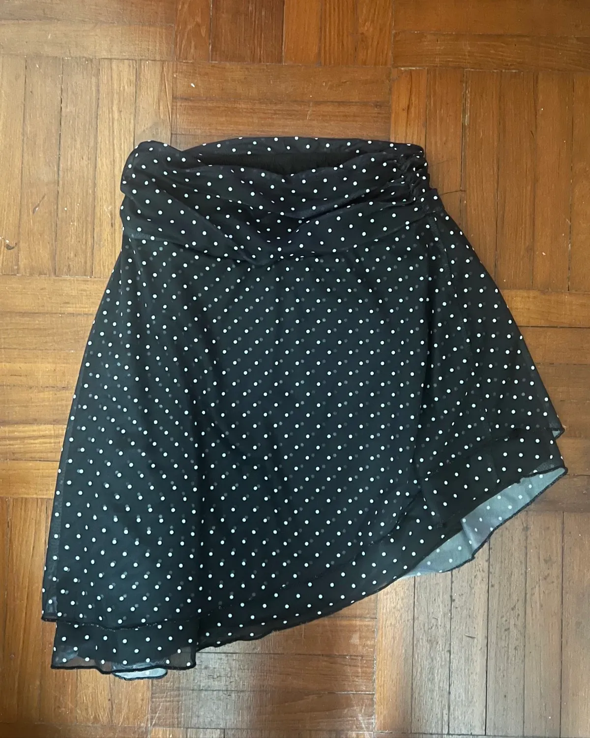 Polka Dot - Double layer mesh skirt - Photo 2