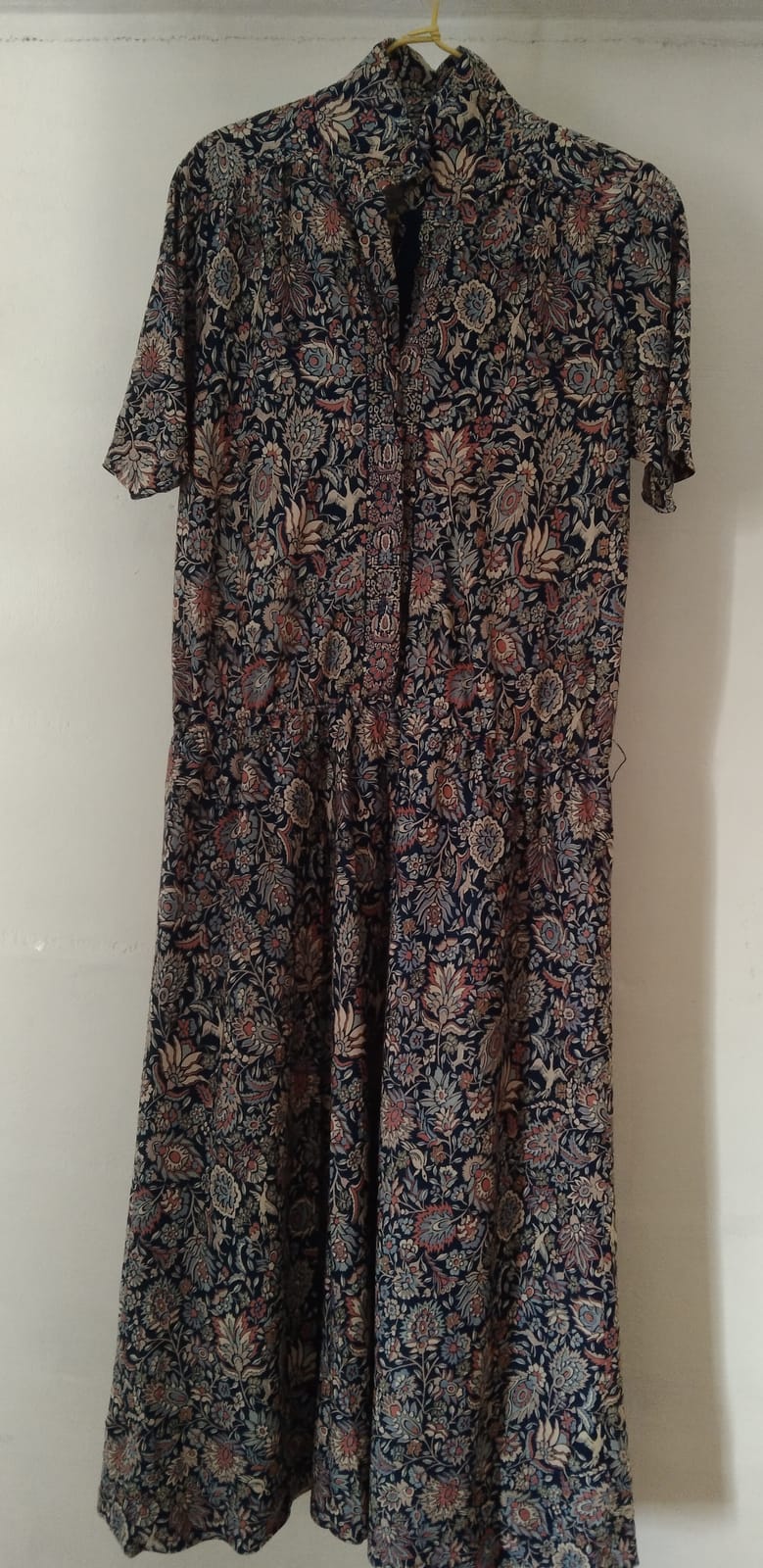 Vintage Floral Midi Dress