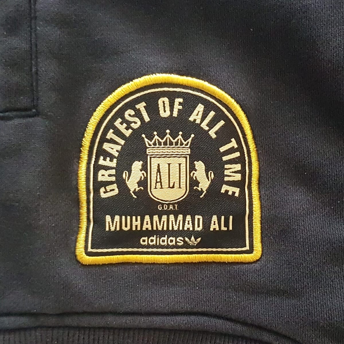 Adidas Vintage Muhammed Ali Limited Edition ADIDAS Jacket, GOAT, Greatest of All Time, Retro Adidas Zipper Jacket, Cosmopolitan, Black Tracksuit, Sleek ADIDAS Sweatshirt, Outerwear, 3X World Heavyweight Boxing Champion, Pop Culture, Timeless Classic - Photo 7