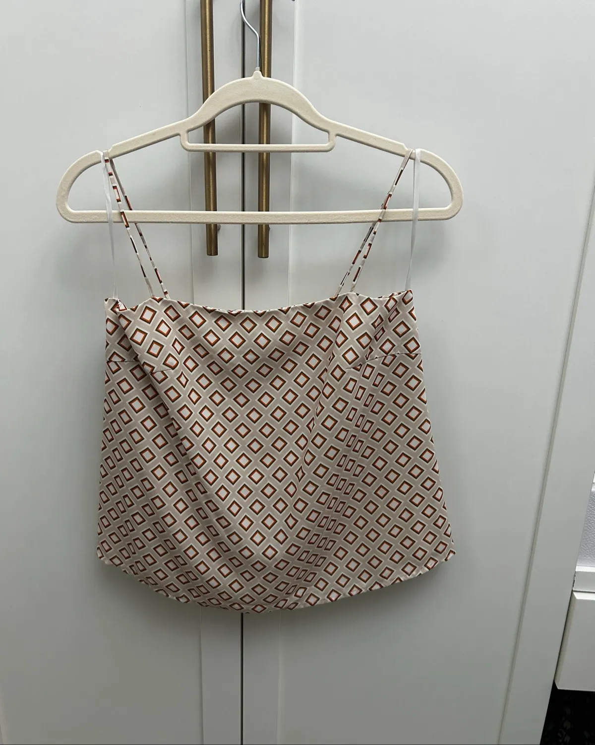 Love, Bonito Love, bonito diamond print sleeveless top