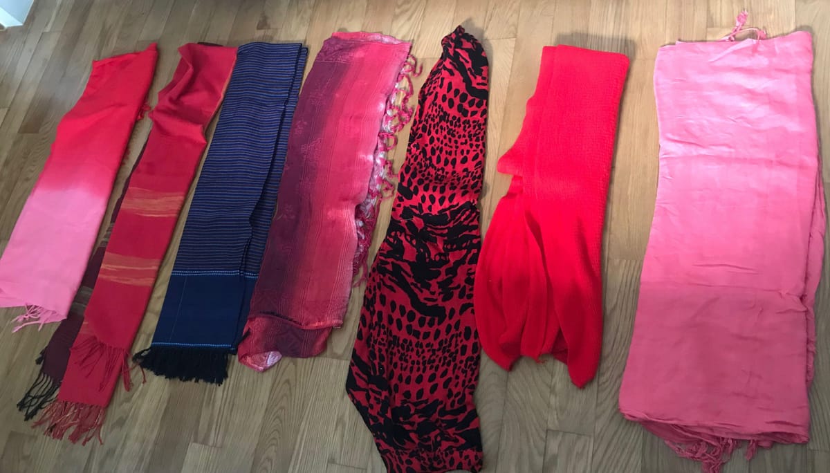 Vibrant Mix of Scarves Collection (5/each)