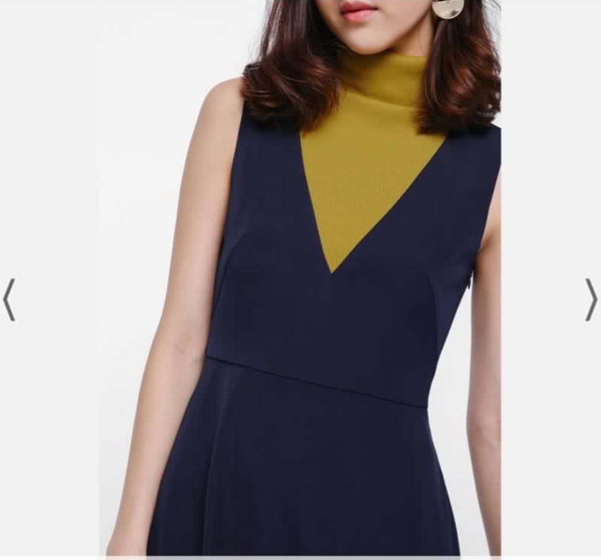 Love, Bonito Love, Bonito Colourblock Midi Dress - XS - Photo 2