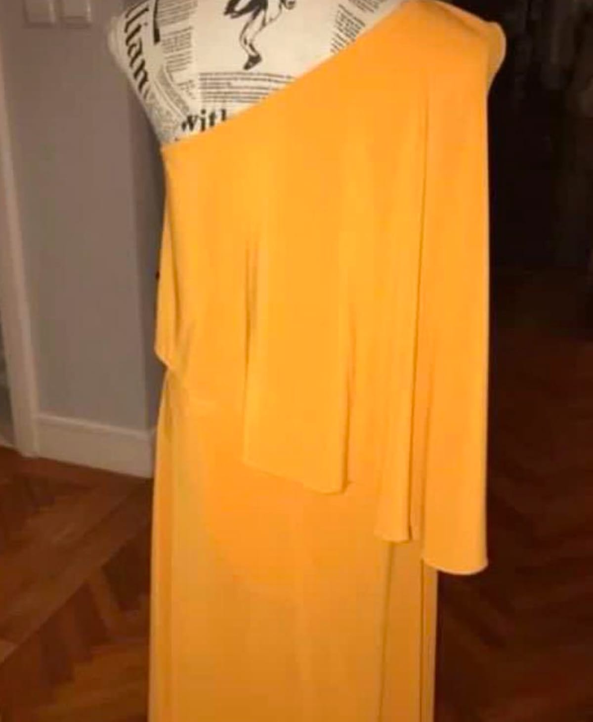 Vibrant One-Shoulder Maxi Dress