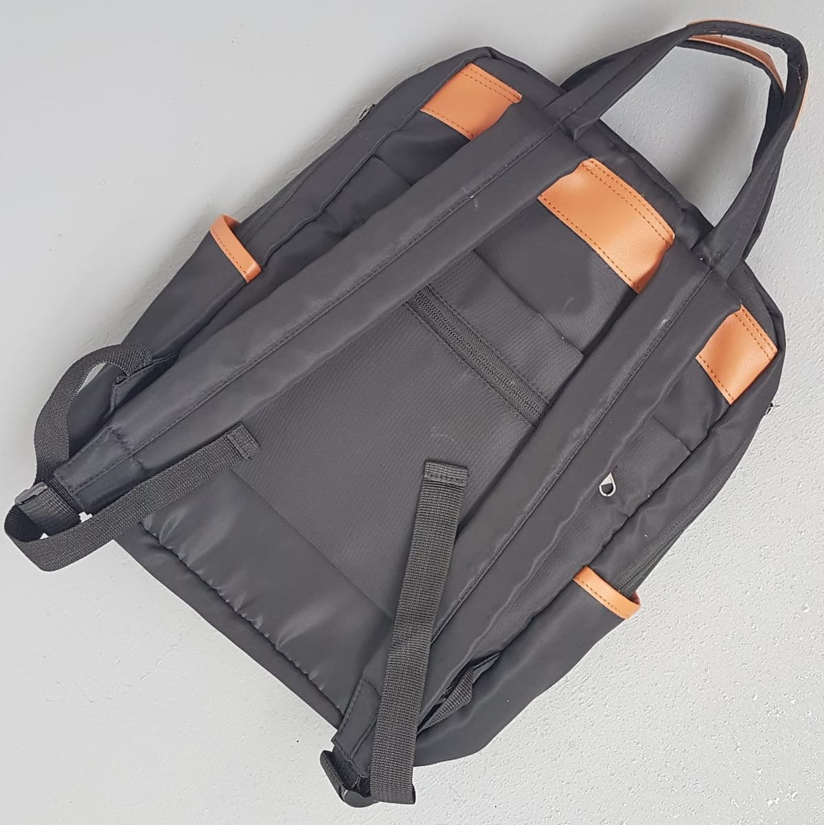 MOCHILA  Premium MOCHILA Backpack, Cool Black & Brown Rucksack, Cosmopolitan, Waterproof Haversack, Intricate Design, Sophistication, 14” Laptop Bag, Campus, Urban Style, Pop Culture, Geek, Cult Street Fashion, Timeless Appeal, Travel, Backpacker, Streetwise - Photo 2