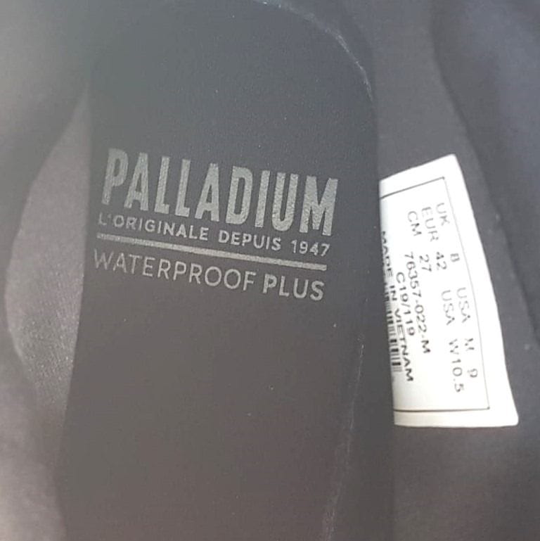 PALLADIUM Black Working Boots, Waterproof Plus, France, US 9, UK 8, EU 42, CM 27, LITE TECH, 6 inches Ankle High Shoes, Sleek Model, Sophistication, Timeless Appeal, Urban Style, Sporty, Outdoor Gear, Pop Culture, Cult Street Fashion, Luxury Lifestyle - Photo 5