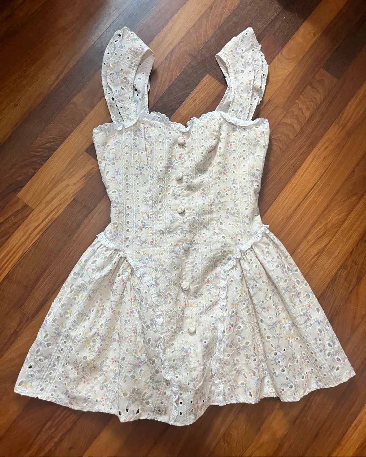 Viet style floral romper