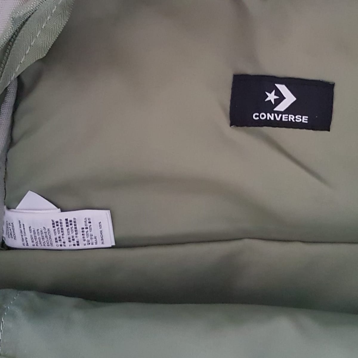 CONVERSE Retro CONVERSE Straight Edge Backpack USA, Chuck Taylor Model, Olive Green Rucksack, Cool Haversack, Tactical Bag, Urban Style, Cosmopolitan, Travel Pack, Continental, Sleek Design, Backpackers, Sophistication, Laptop Bag, Streetwise, Roadster - Photo 7