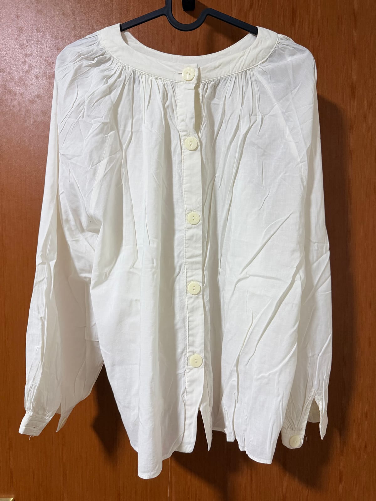 H&M Flowy White Puff Sleeve Top - Photo 2