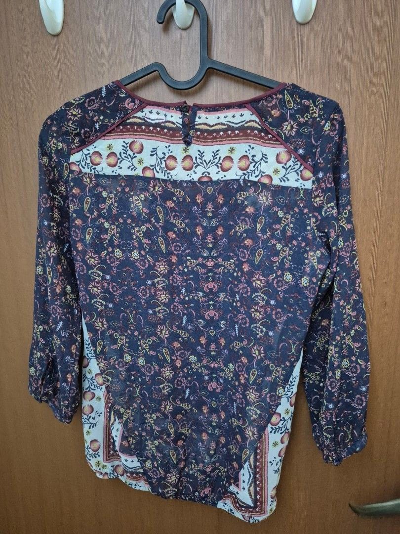 Bershka Bershka XS Floral Long-Sleeve Top 🌸 - Photo 2