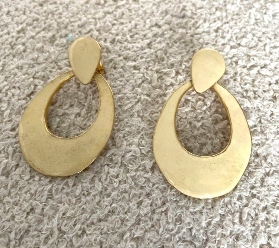 Vintage Gold Drop Earrings