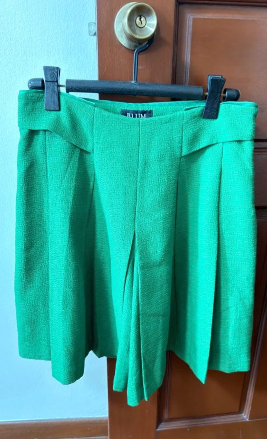 Trendy Emerald Green Shorts