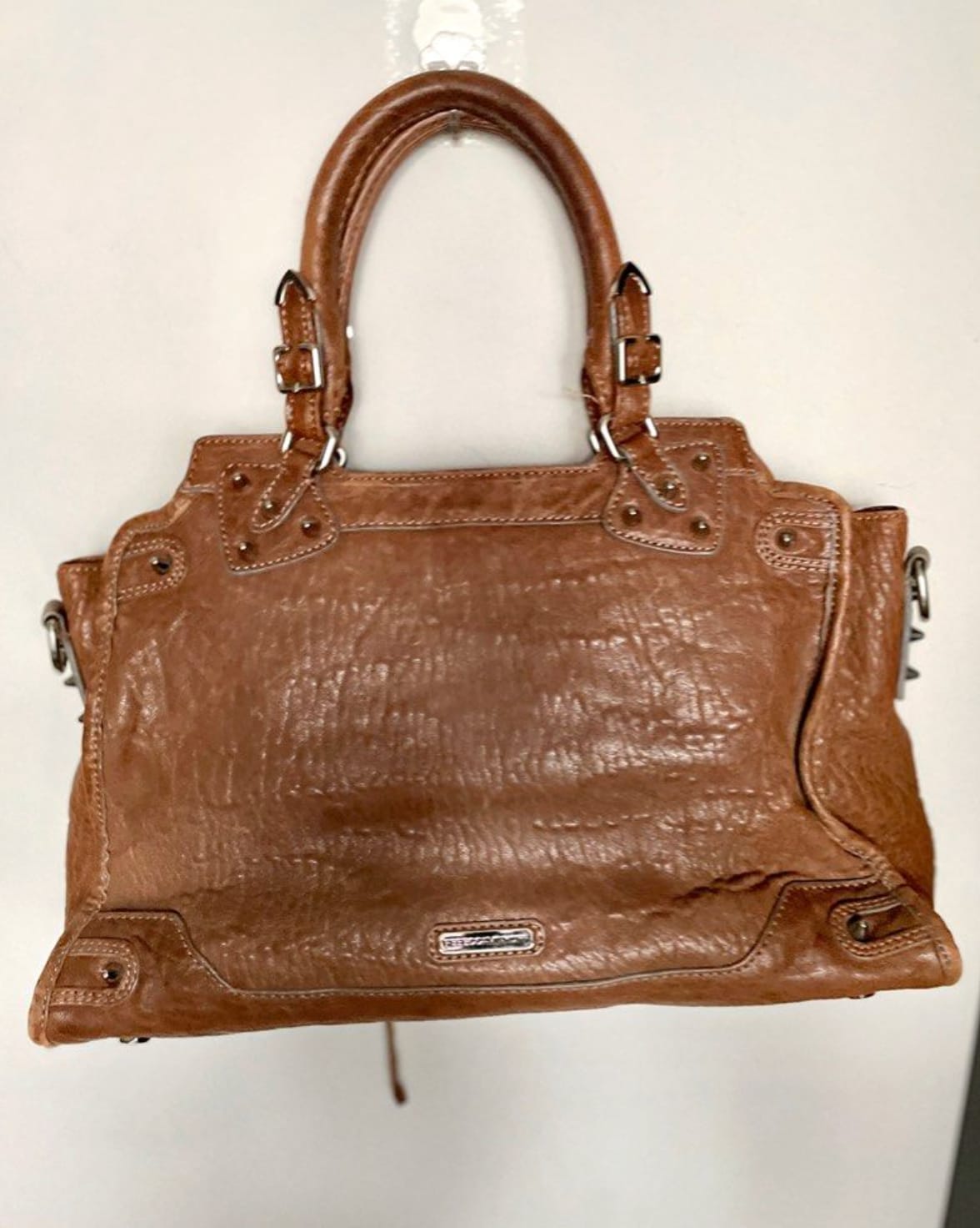 Vintage Brown Leather Handbag - Rebecca Minkoff leather bag