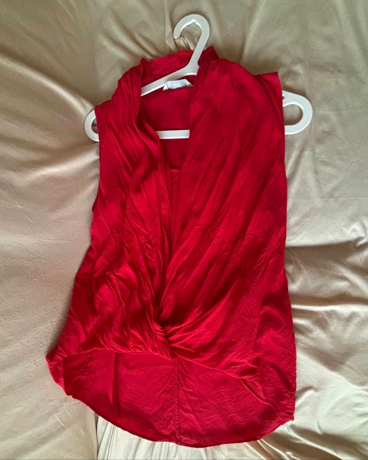 Promod Chic Red Wrap Top - Photo 2