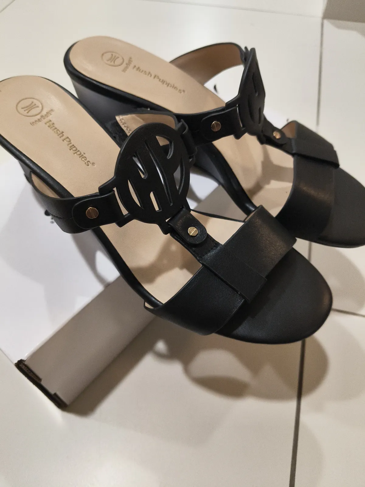 Hush Puppies Black Hush Puppies Sandals - Photo 2