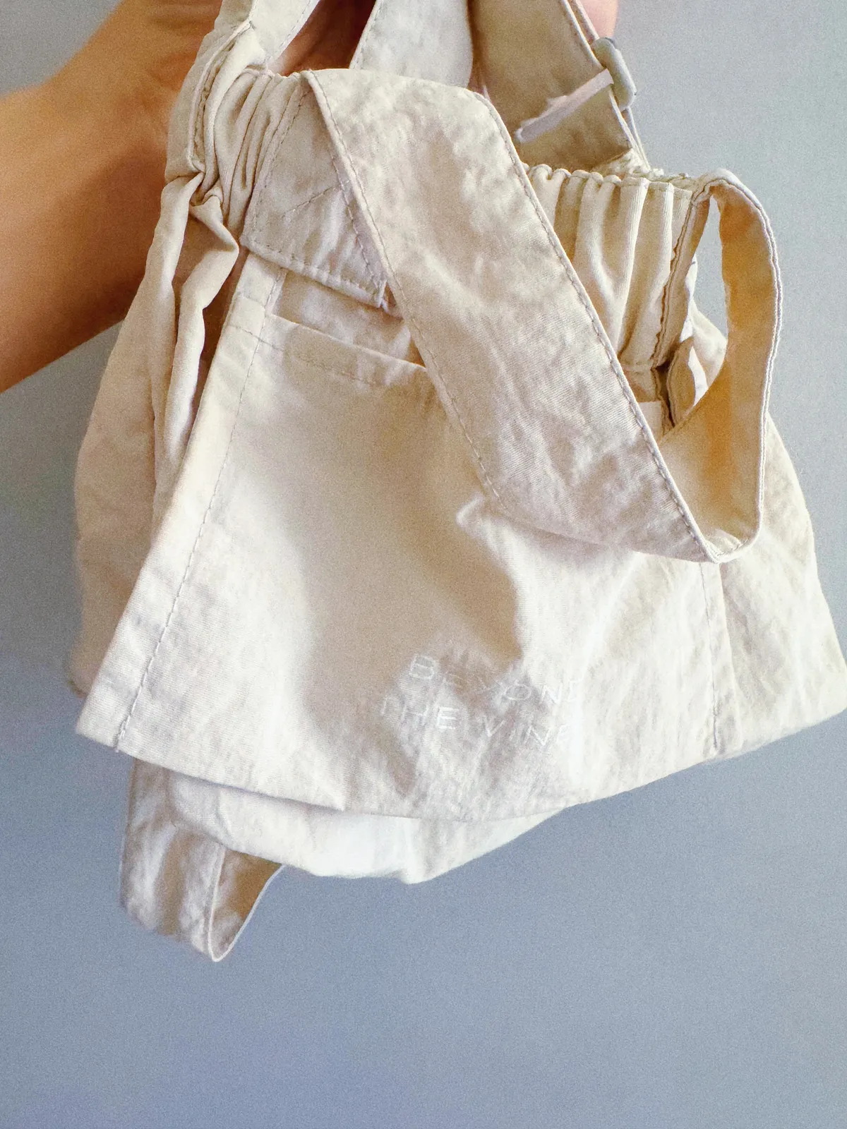 Beyond The Vines BTV Micro Dumpling Bag Cream - Photo 5