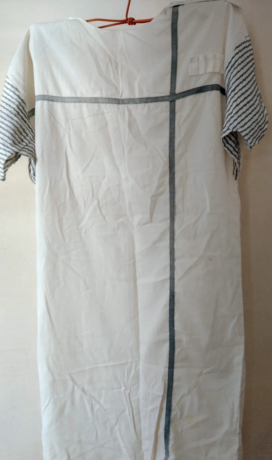 Minimalist Striped Sleeve Shift Dress