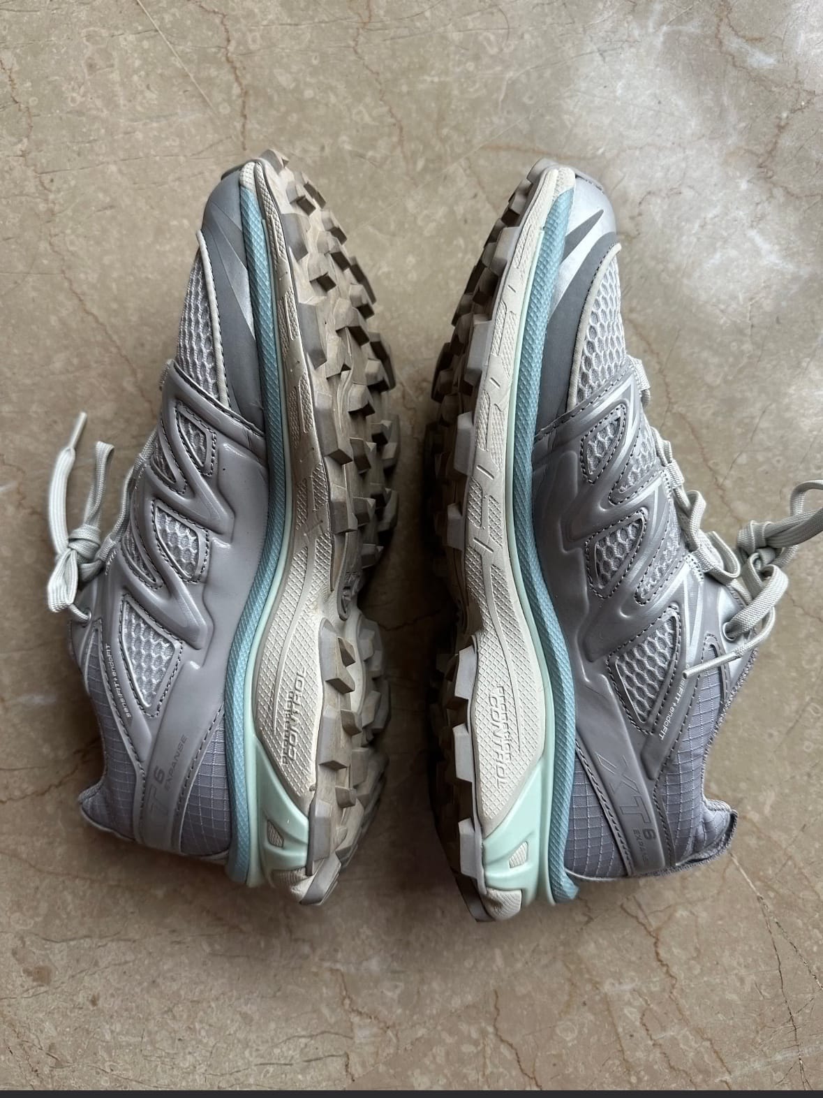 Salomon XT-6 Trainers – Silver & Blue (UK 5) - Photo 4