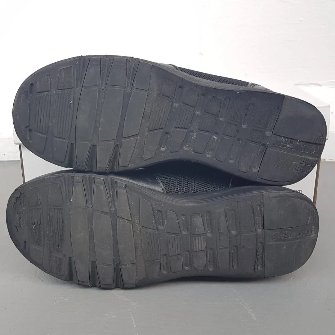 Original FOOT TREE Nursing Shoes, US 7, EU 36.5, Black Working Shoes, Mix of Leather & Mesh Shoes, Cosmopolitan, Pharmacy, Retail, Hospitality, Healthcare, Comfortable Footwear, Slip-On, Timeless Classic, Sophistication, Cult Street Fashion, Urban Living - Photo 2