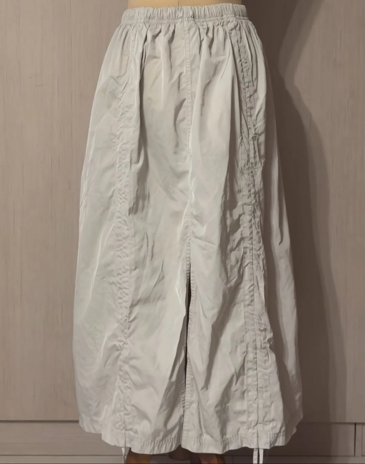 Nike Nike Beige Drawstring Midi Skirt - Photo 2