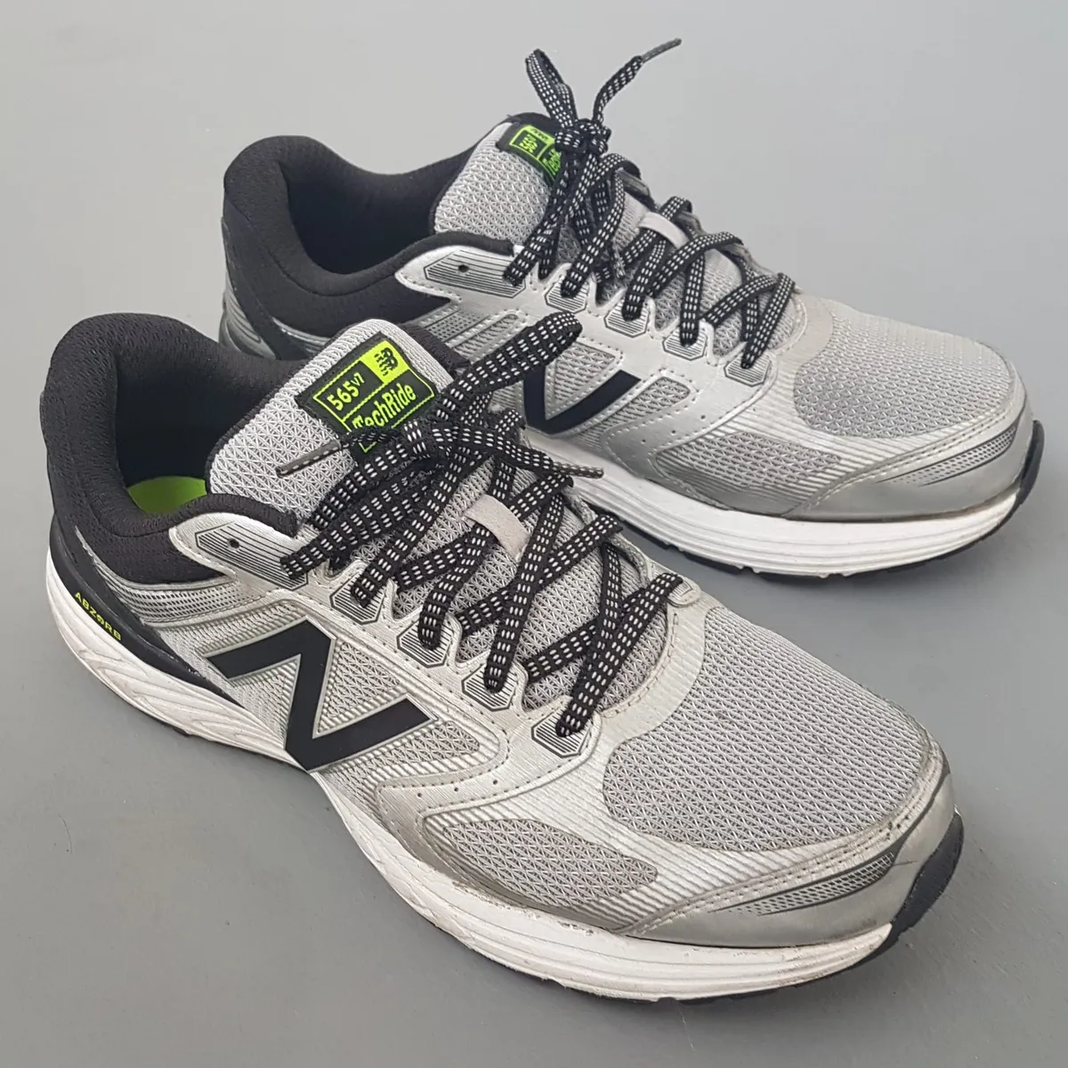 New Balance NEW BALANCE Running Shoes, Original NB 565 V7 TECHRIDE Model, US 9.5, UK 9, EU 43, CM 27.5, Cosmopolitan, Cool Silver & Black Design, ABZORB Cushioning, Sophistication, Stylish & Inspirational, Urban Style, Timeless Appeal, Everyday Shoes - Photo 7