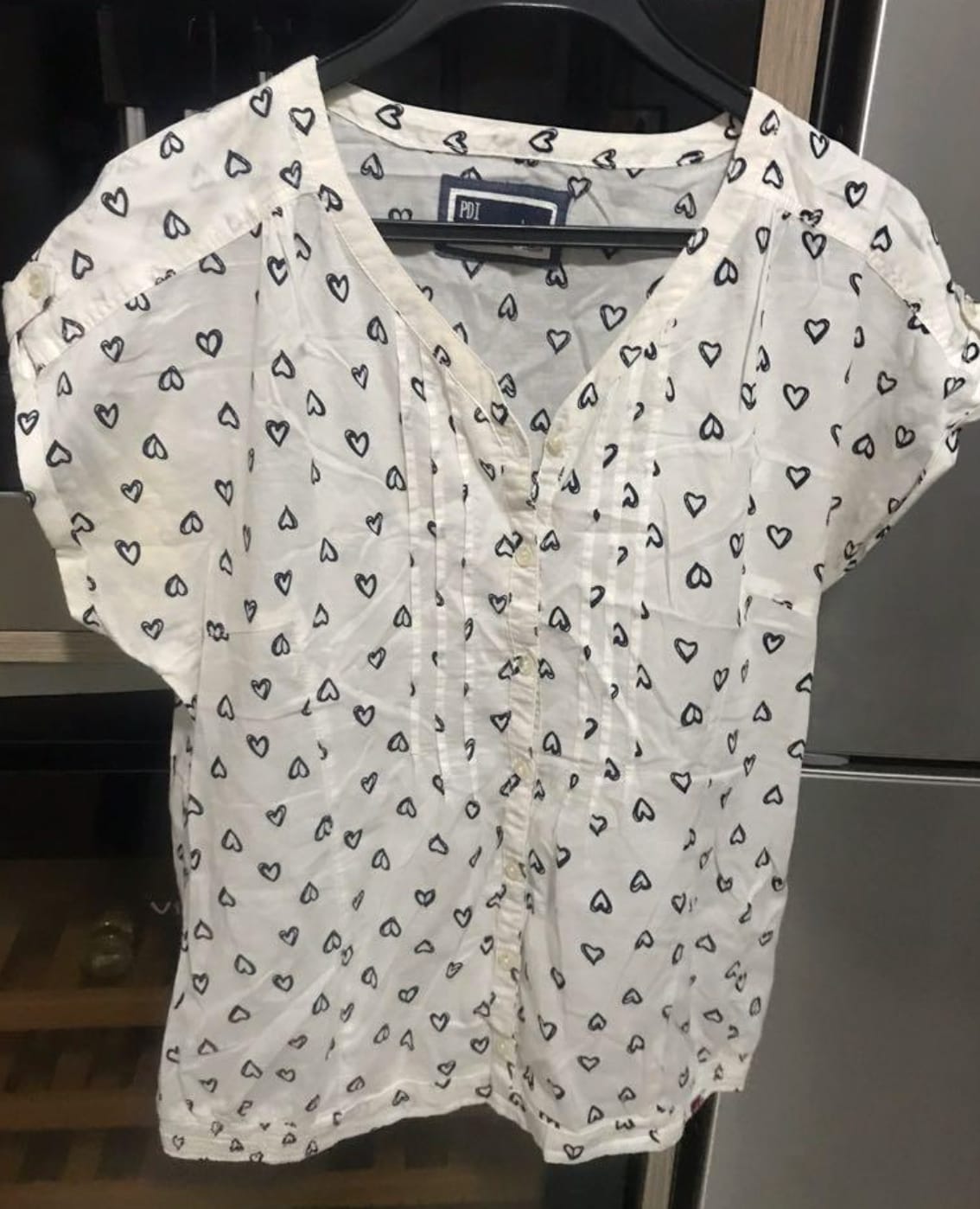 PDI Cute Heart Pattern Blouse