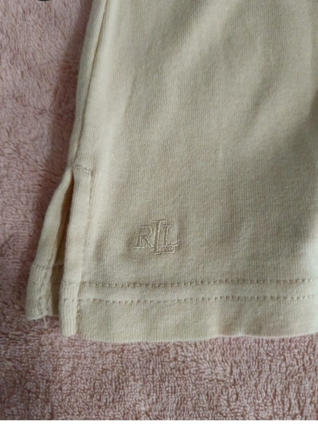 Lauren Ralph Lauren Lauren Ralph Lauren Beige Cotton Top (Size S) - Photo 2