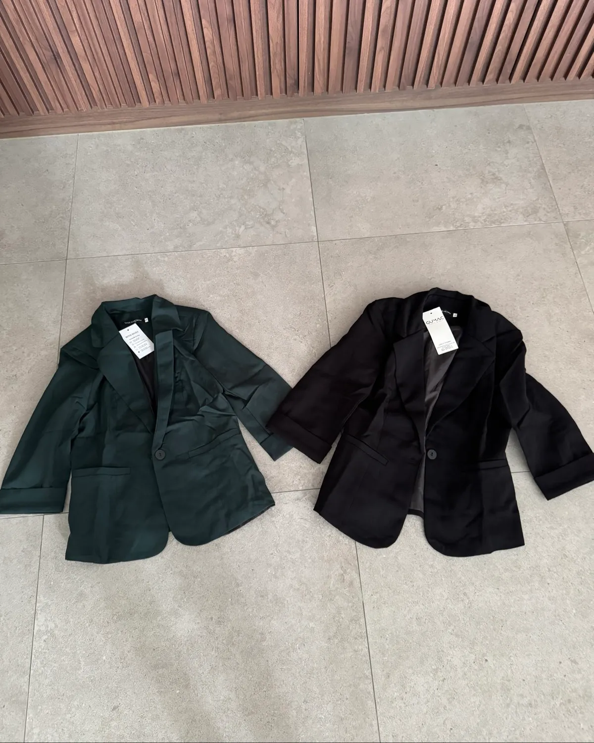 2 Single-Button Blazers bundle